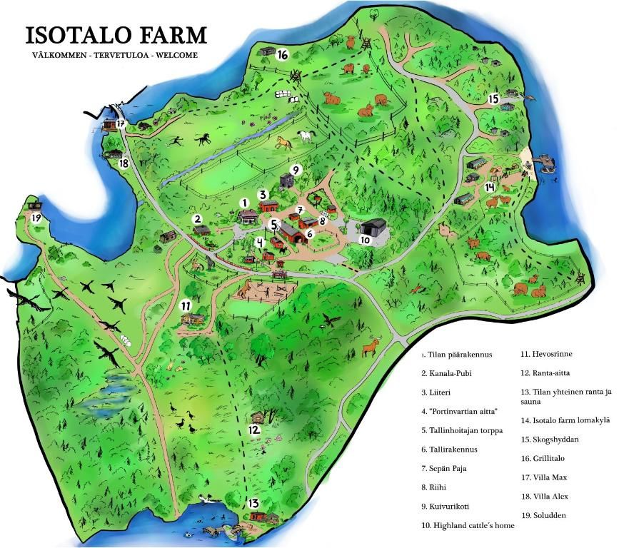 Дома для отпуска Isotalo Farm at enäjärvi lake Сало-54